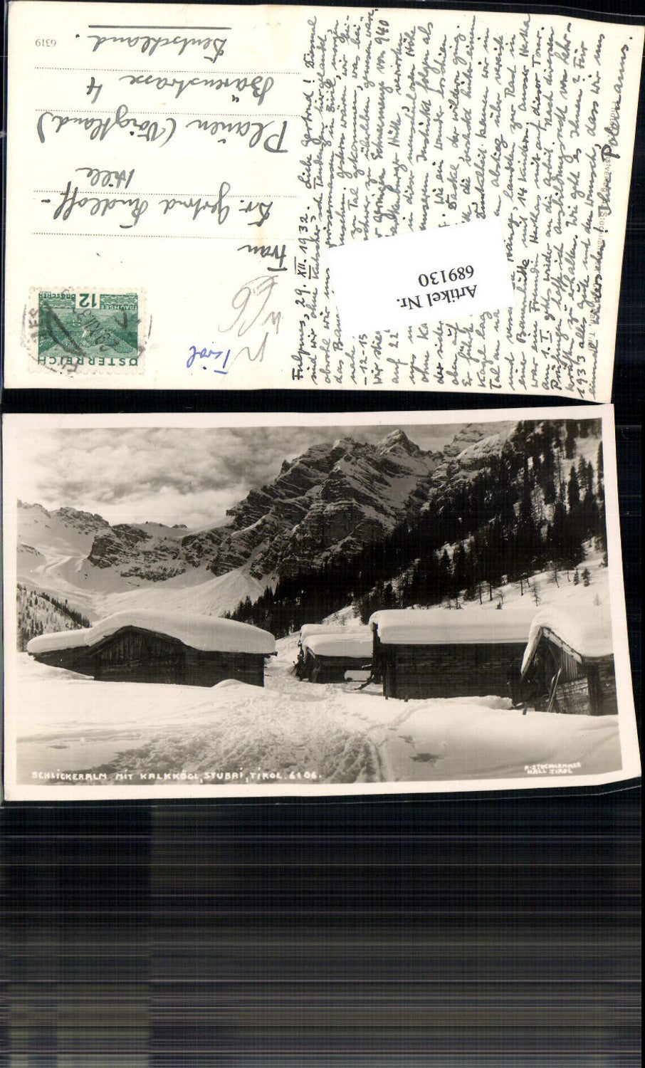 Alte Ansichtskarte – Old Postcard