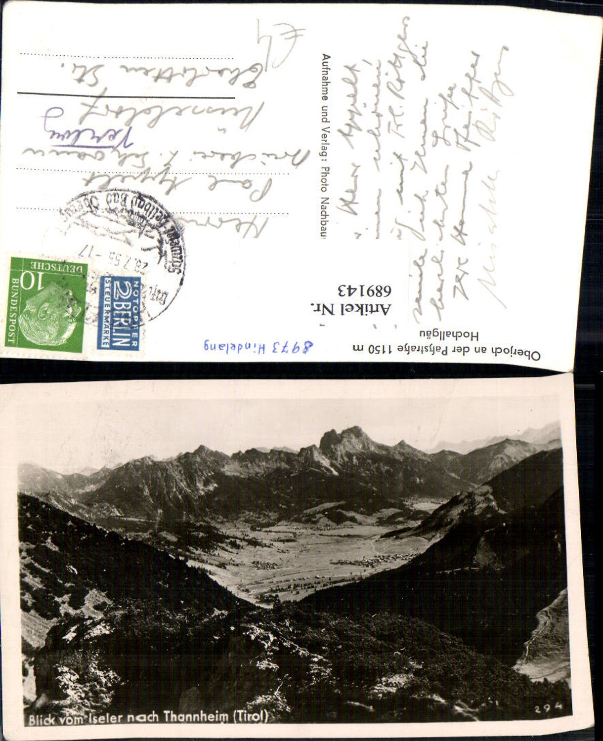 Alte Ansichtskarte – Old Postcard