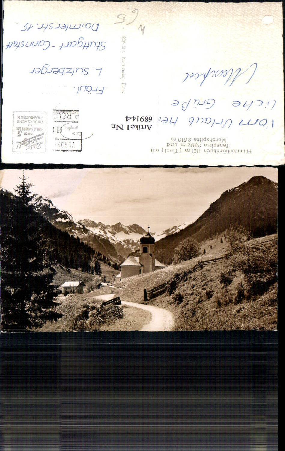 Alte Ansichtskarte – Old Postcard