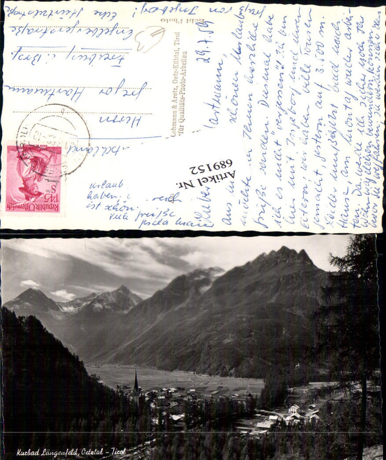 Alte Ansichtskarte – Old Postcard