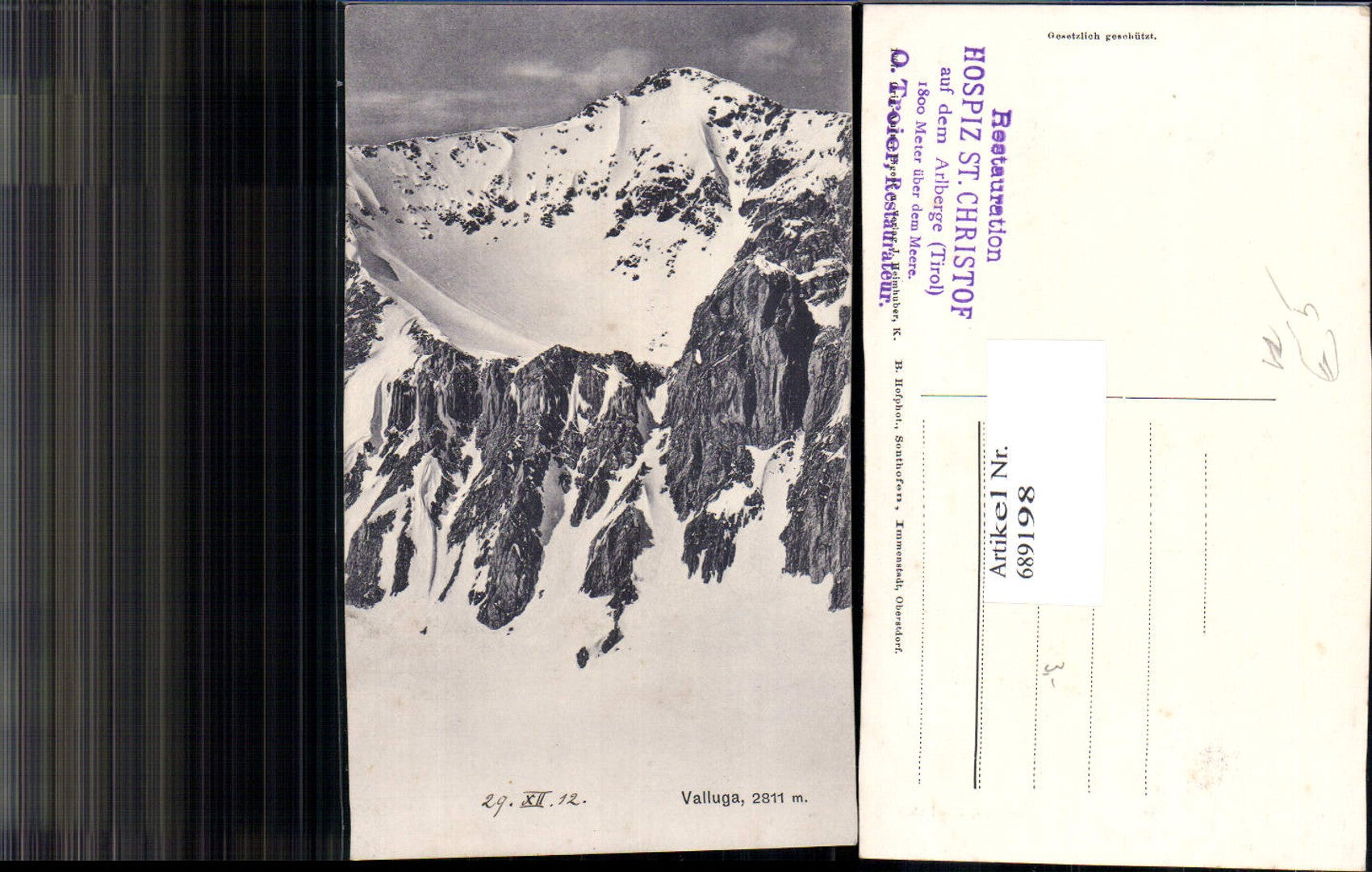 Alte Ansichtskarte – Old Postcard