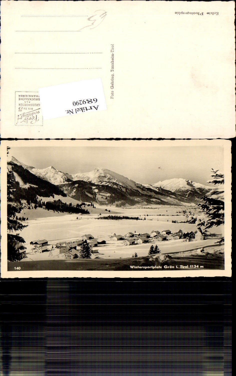 Alte Ansichtskarte – Old Postcard