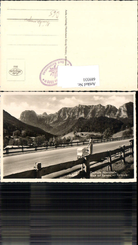689331 German Alpine Road Ramsau Berchtesgaden Reiteralpe Stroller Woman