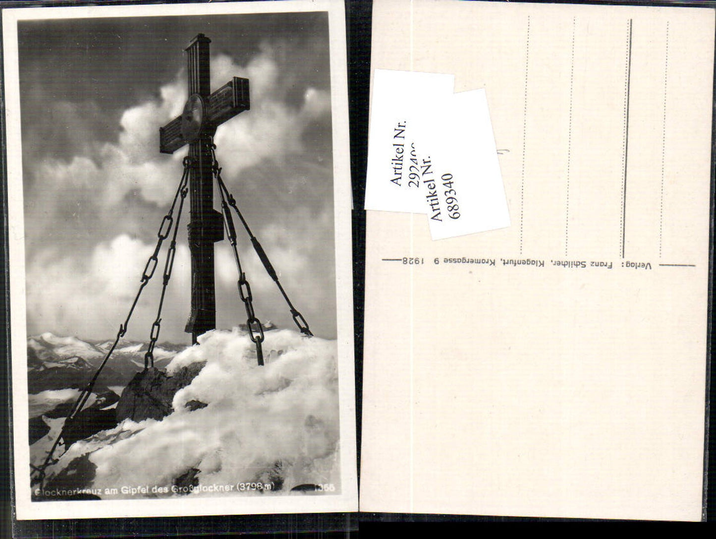 689340 Grossglockner Gipfelkreuz Kreuz Gipfel