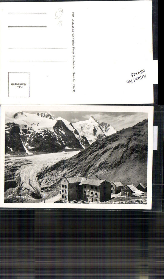 689345 Grossglockner Glocknerhaus b. Heiligenblut Pasterze Gletscher
