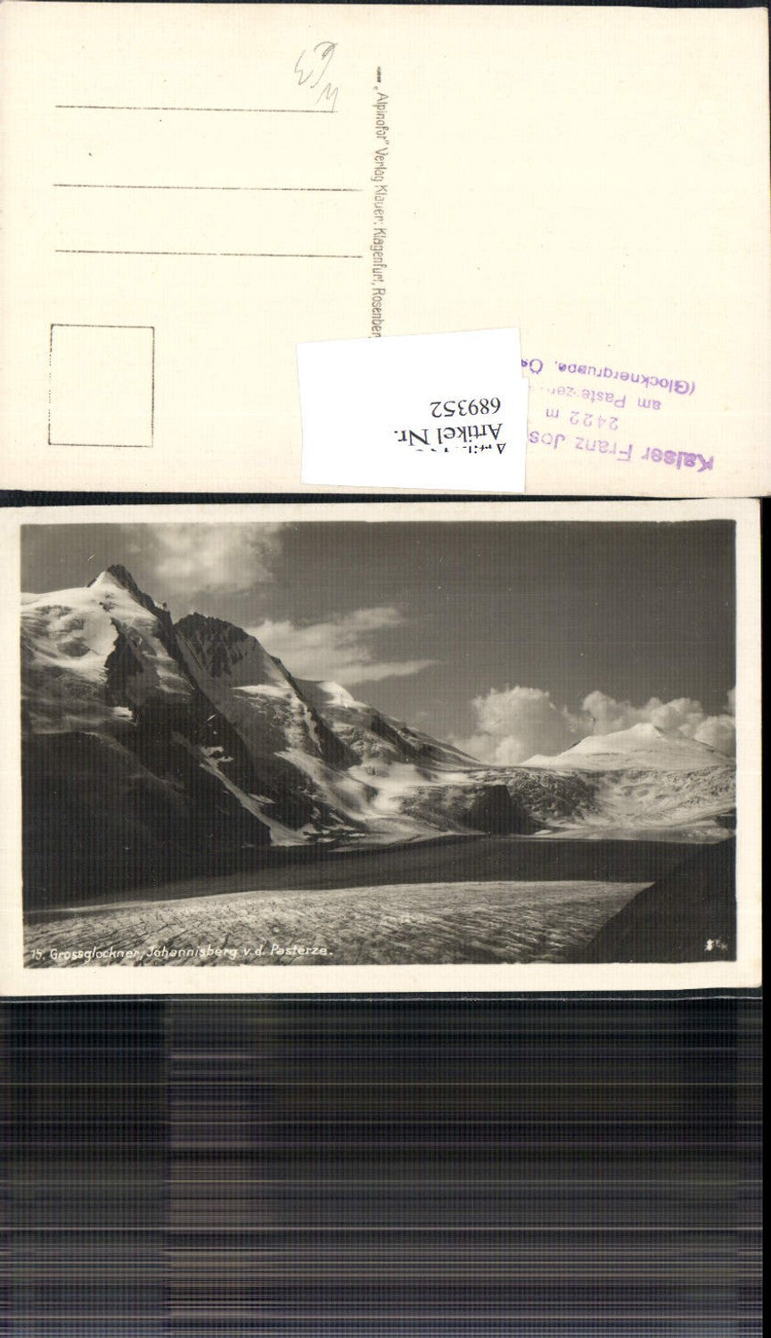689352 Grossglockner Johannisberg Pasterze