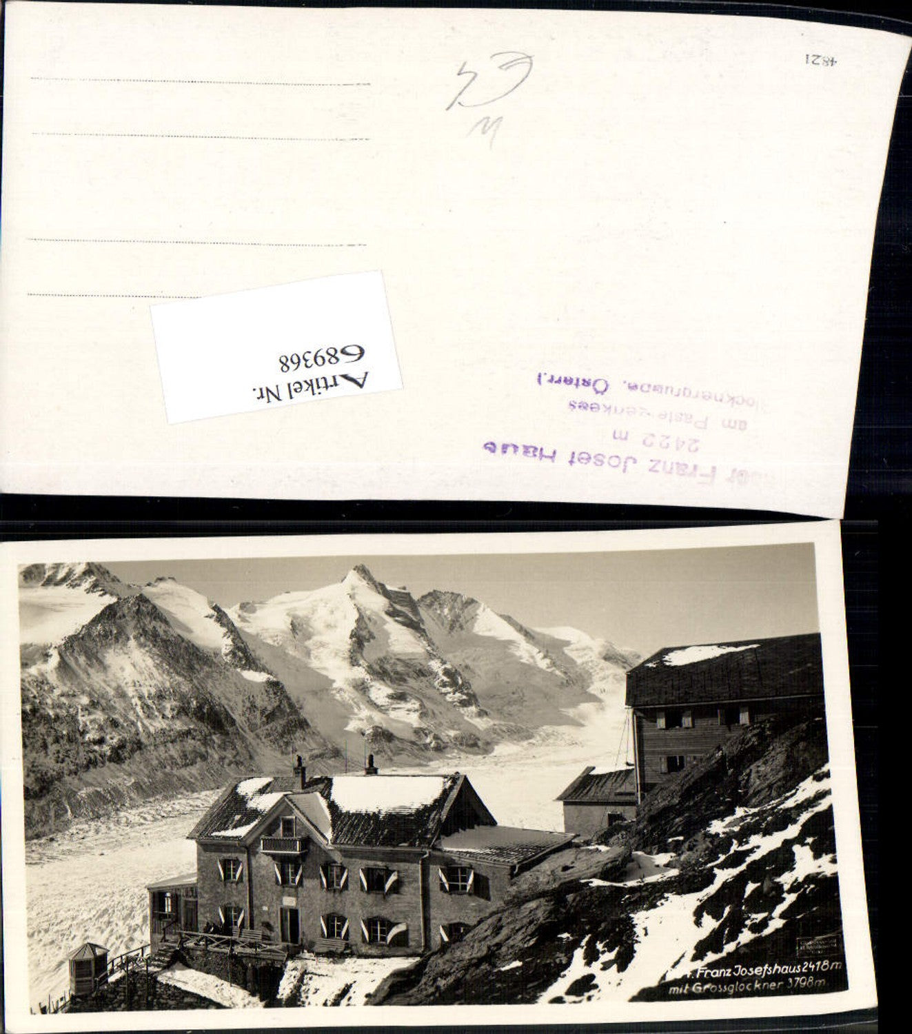 689368 Grossglockner Kaiser Franzjosef Haus Johannisberg