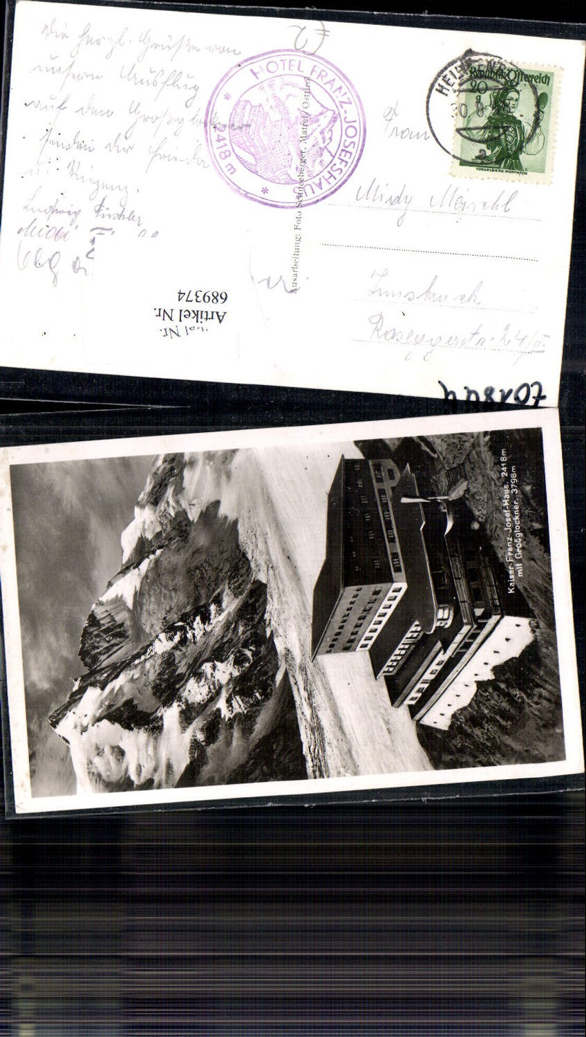 689374 Grossglockner Kaiser Franzjosef Haus Johannisberg