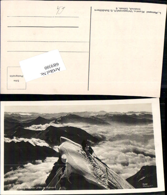 689380 Grossglockner Bezirk Spittal an der Drau Heiligenblut Kleinglockner