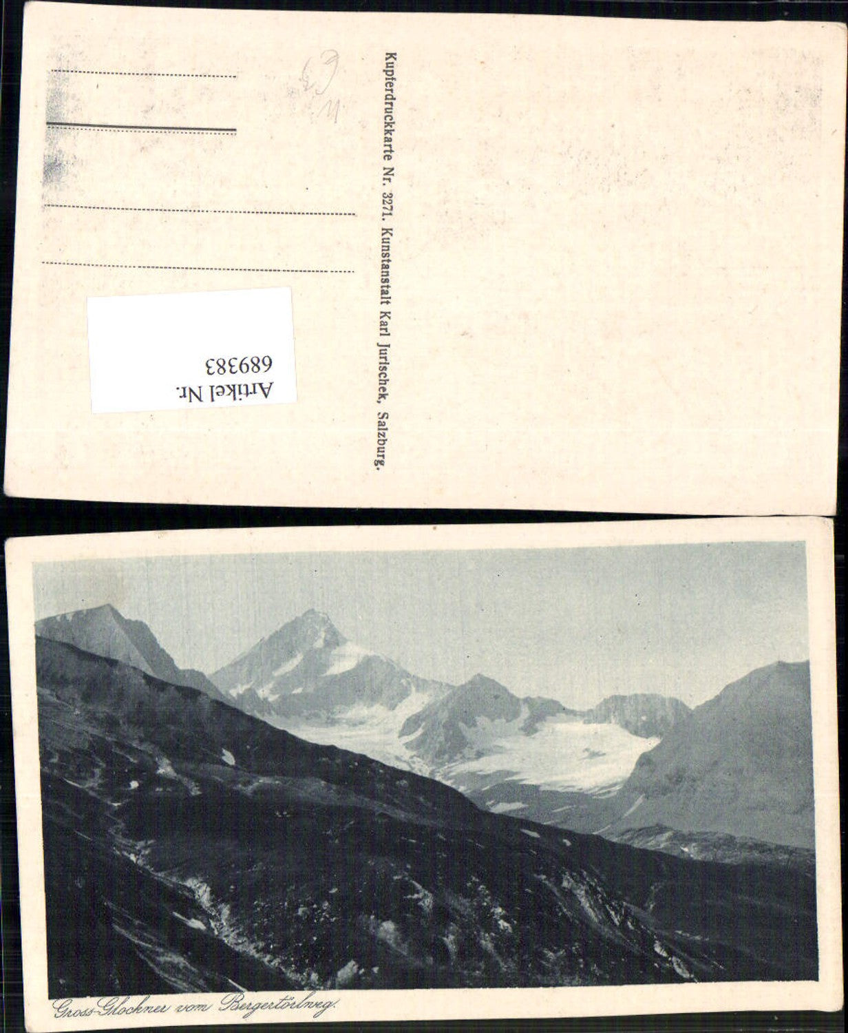 689383 Grossglockner Bezirk Spittal an der Drau Heiligenblut Pasterze