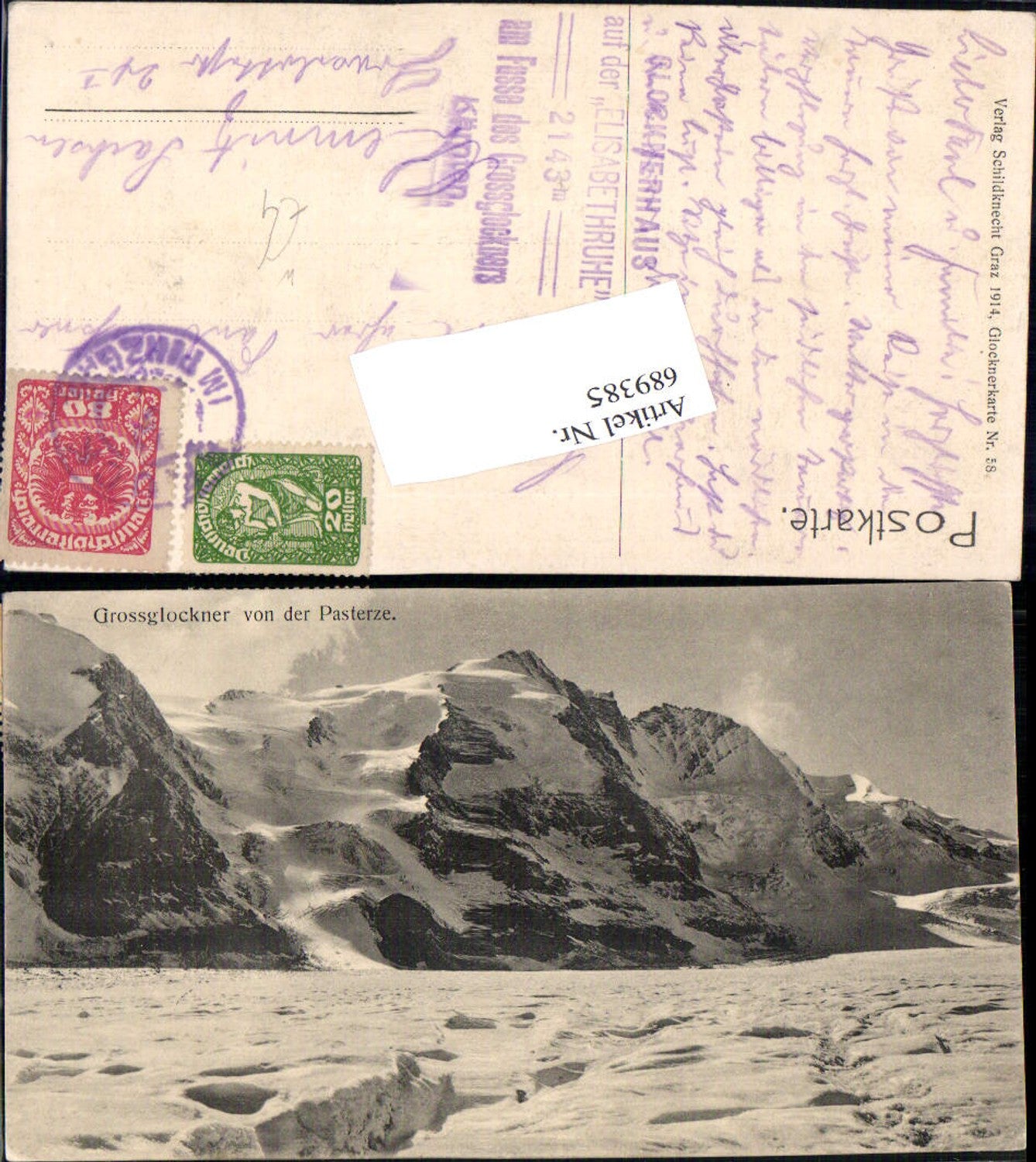 689385 Grossglockner Bezirk Spittal an der Drau Heiligenblut Pasterze