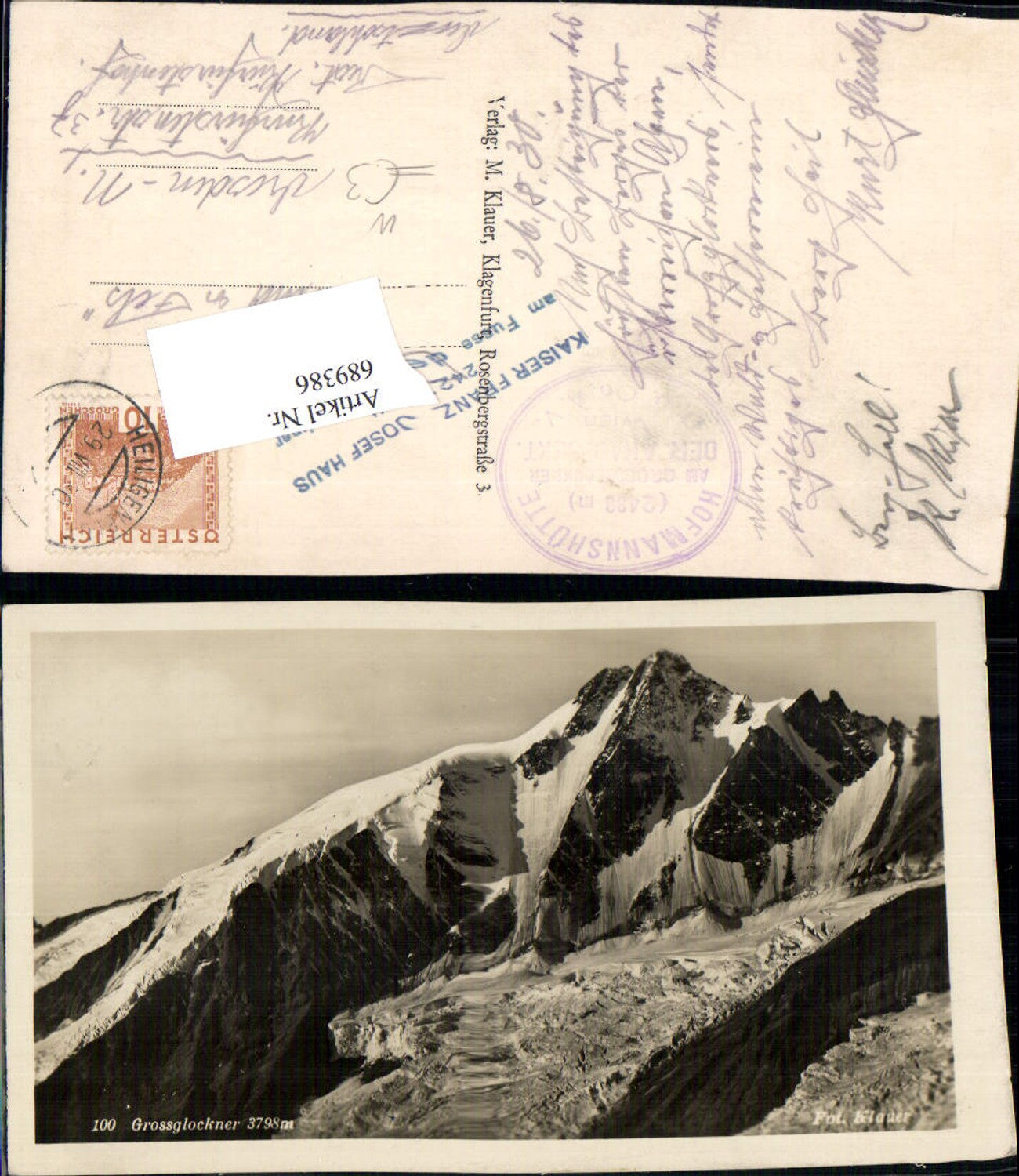 689386 Grossglockner Bezirk Spittal an der Drau Heiligenblut