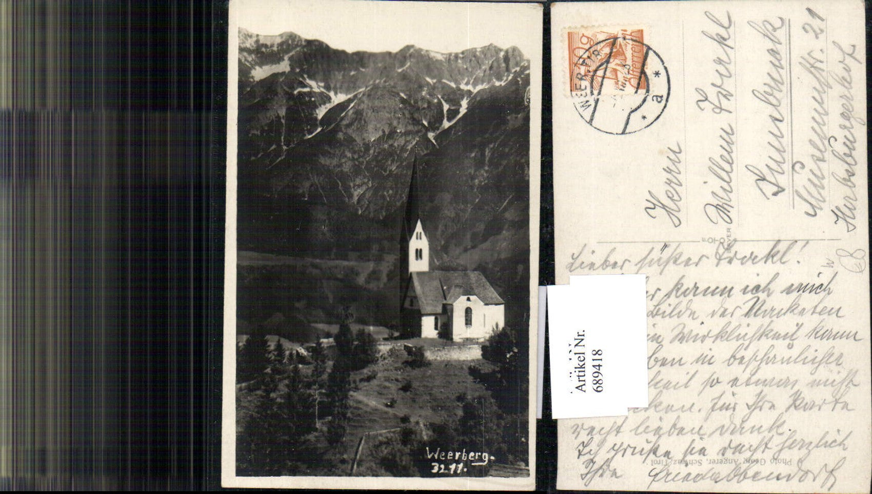 Alte Ansichtskarte – Old Postcard