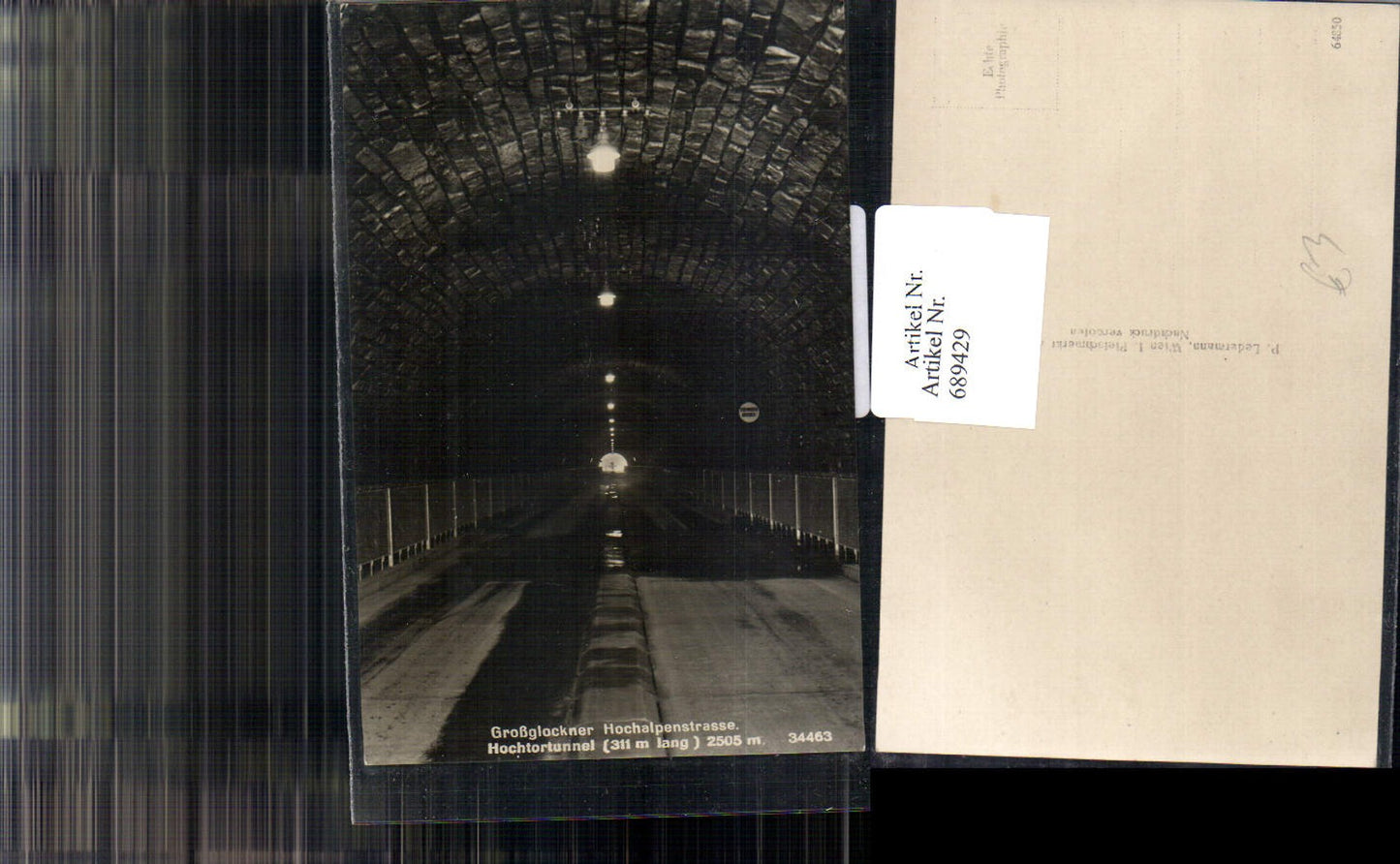689429 Grossglockner Hochalpenstrasse Heiligenblut Hochtortunnel