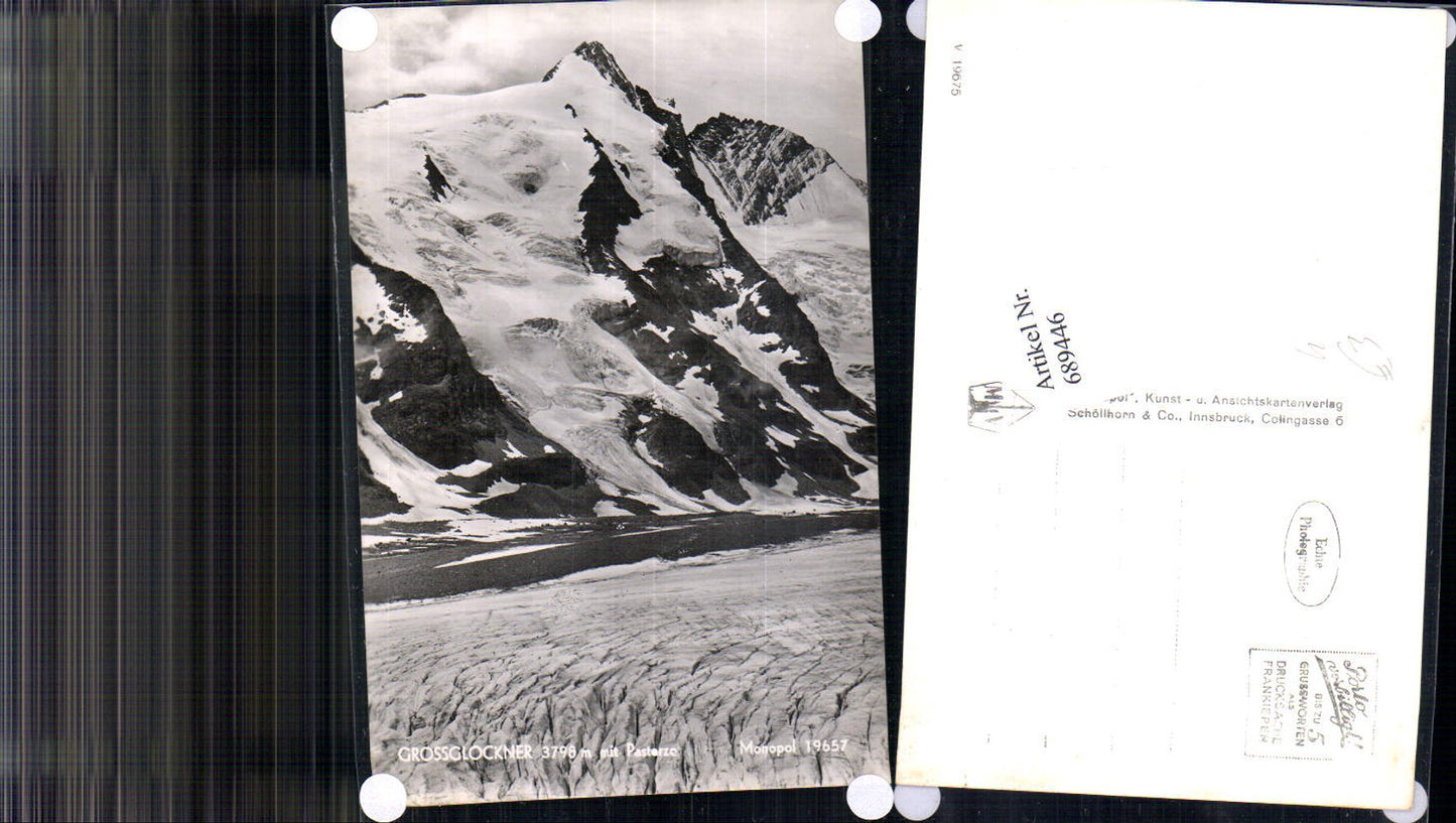 689446 Grossglockner Hochalpenstrasse Heiligenblut Pasterze