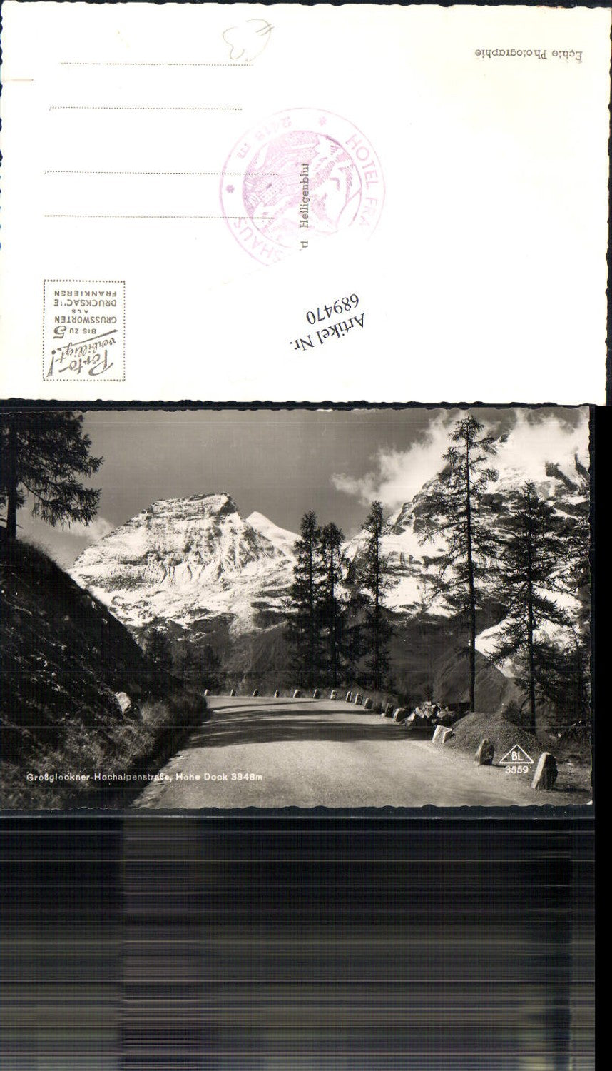 689470 Grossglockner Hochalpenstrasse Heiligenblut Hohe Dock