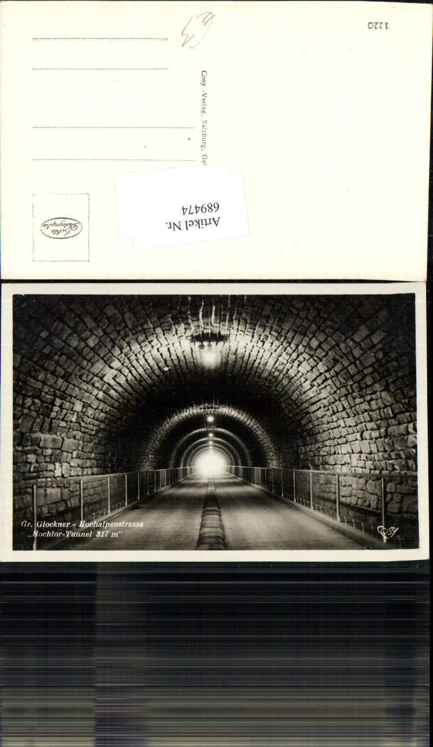 689474 Grossglockner Hochalpenstrasse Heiligenblut Hochtortunnel Tunnel