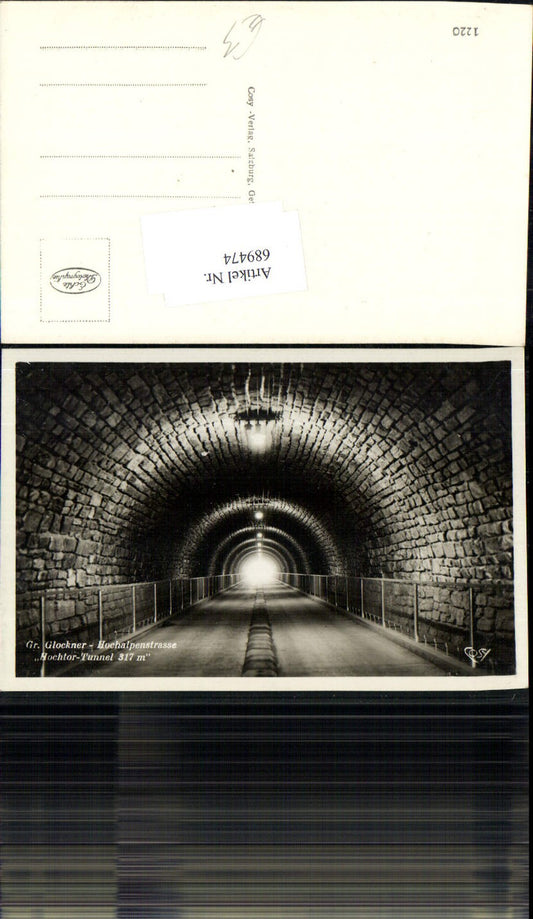 689474 Grossglockner Hochalpenstrasse Heiligenblut Hochtortunnel Tunnel