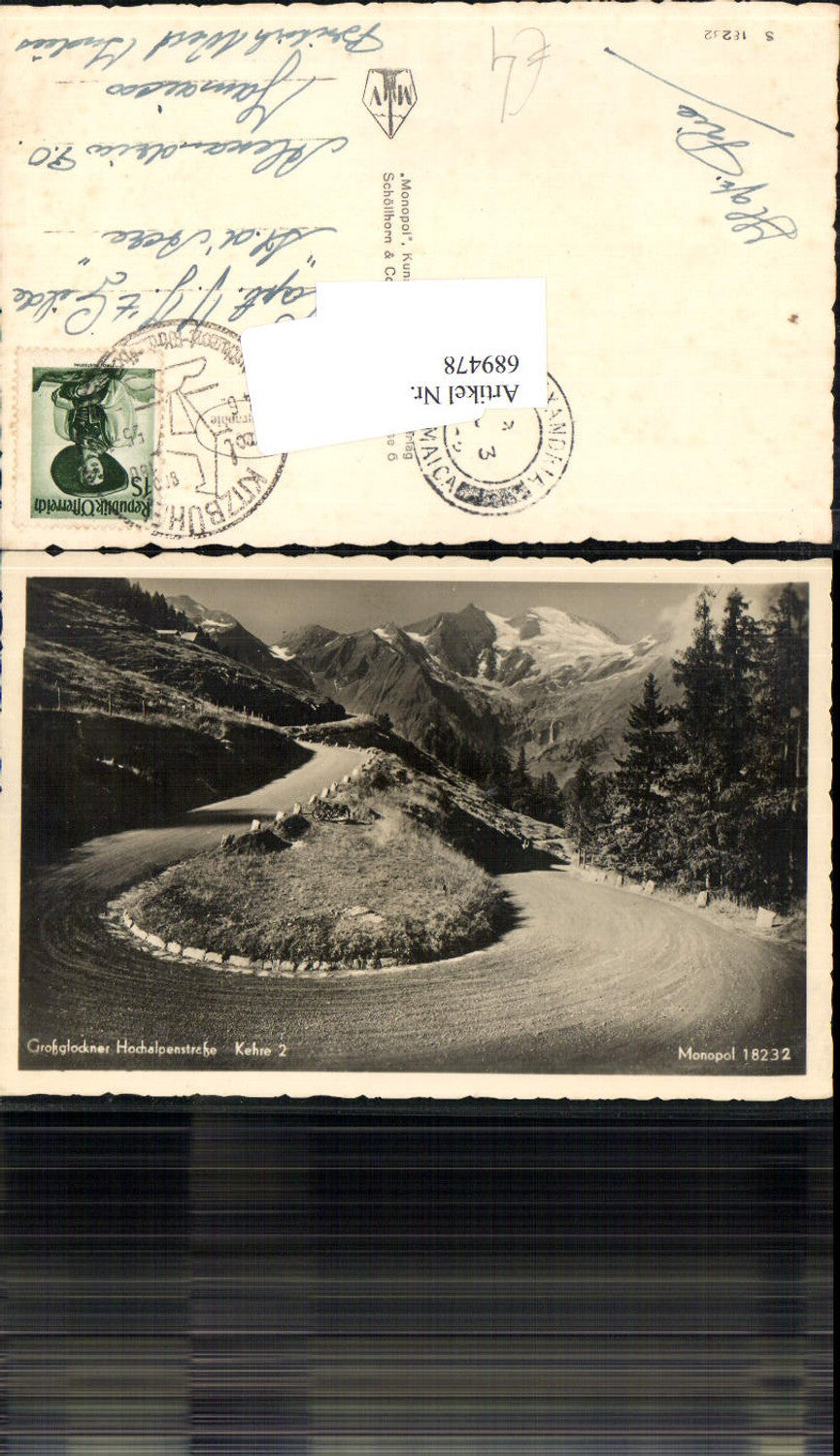 689478 Grossglockner Hochalpenstrasse Heiligenblut Kehre 2
