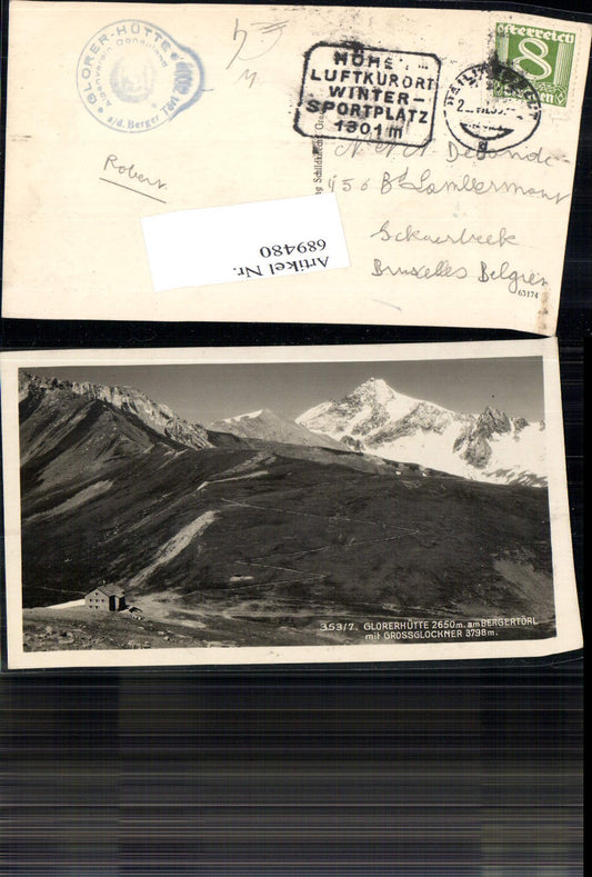 689480 Grossglockner Hochalpenstrasse Heiligenblut Glorerhütte
