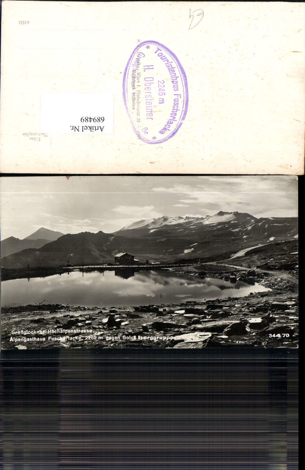 689489 Grossglockner Hochalpenstrasse Heiligenblut Fuscher Lacke Alpengasthaus