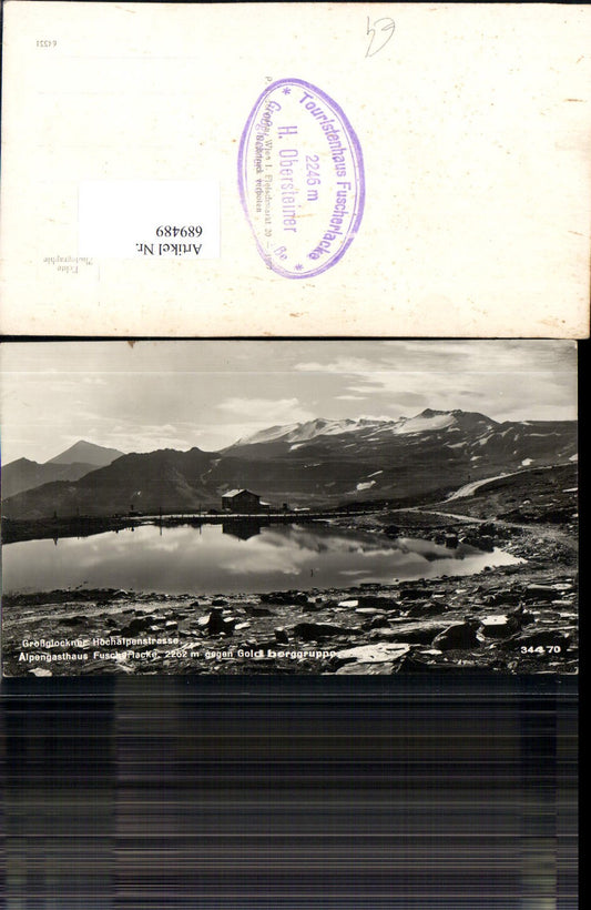 689489 Grossglockner Hochalpenstrasse Heiligenblut Fuscher Lacke Alpengasthaus