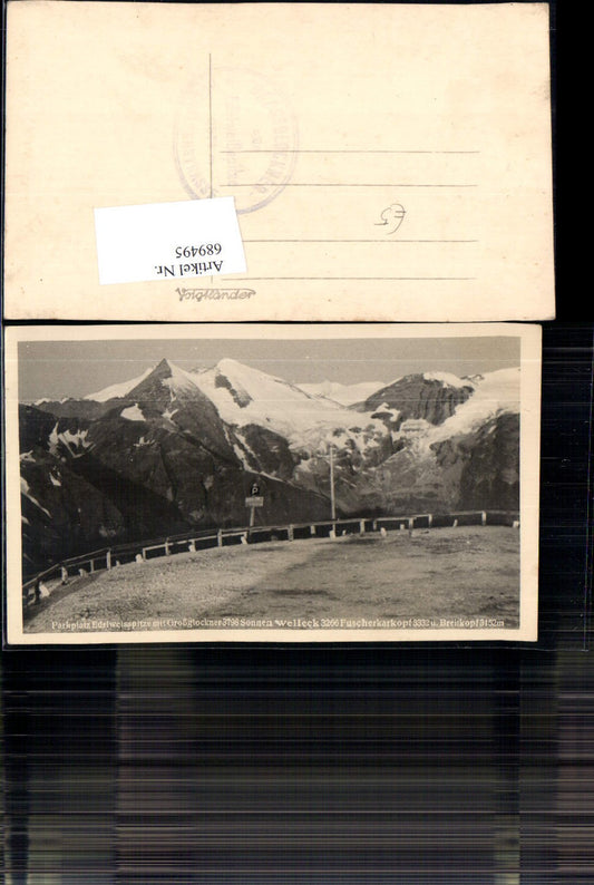689495 Grossglockner Hochalpenstrasse Heiligenblut Parkplatz
