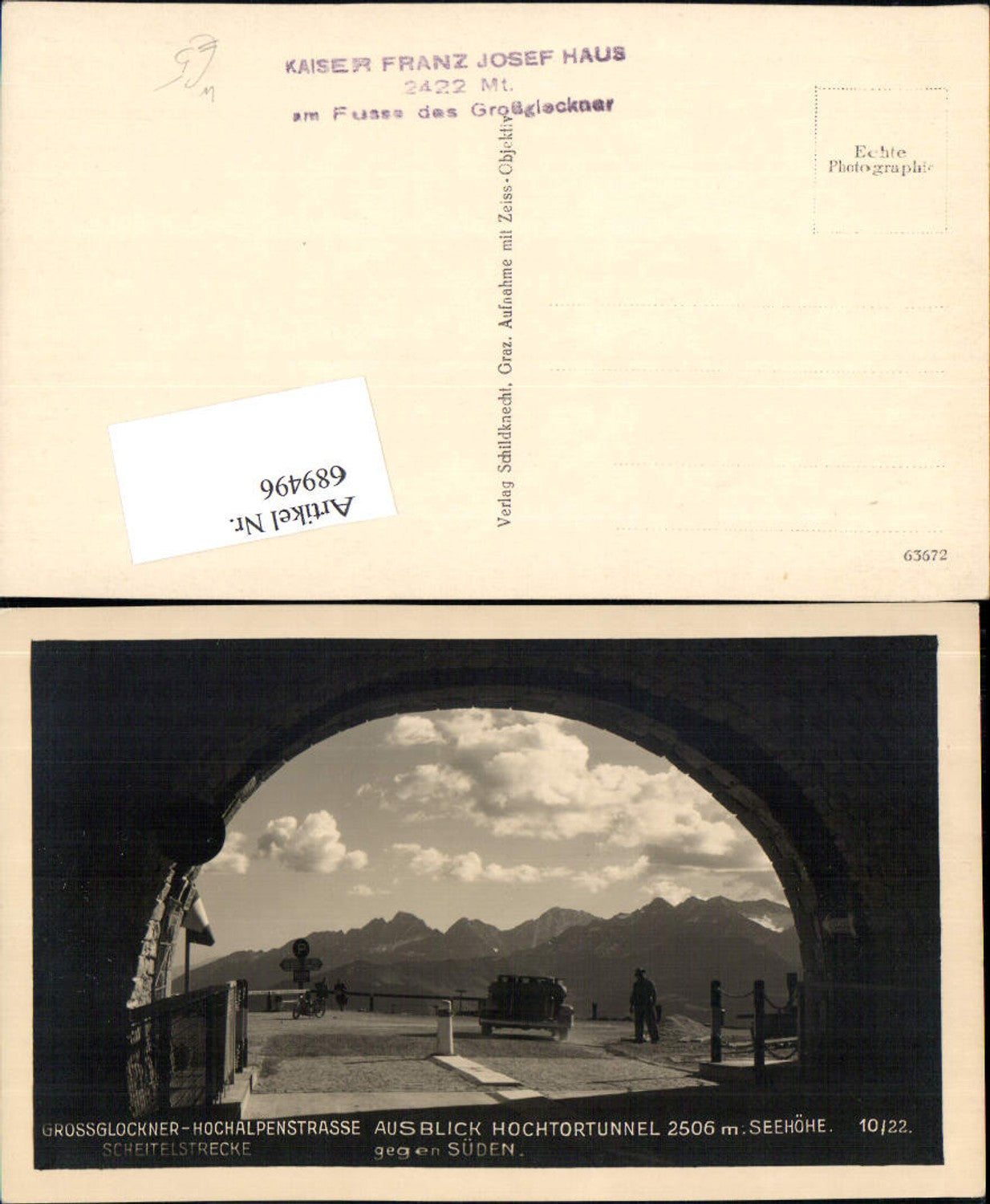 689496 Grossglockner Hochalpenstrasse Heiligenblut Hochtor Tunnel