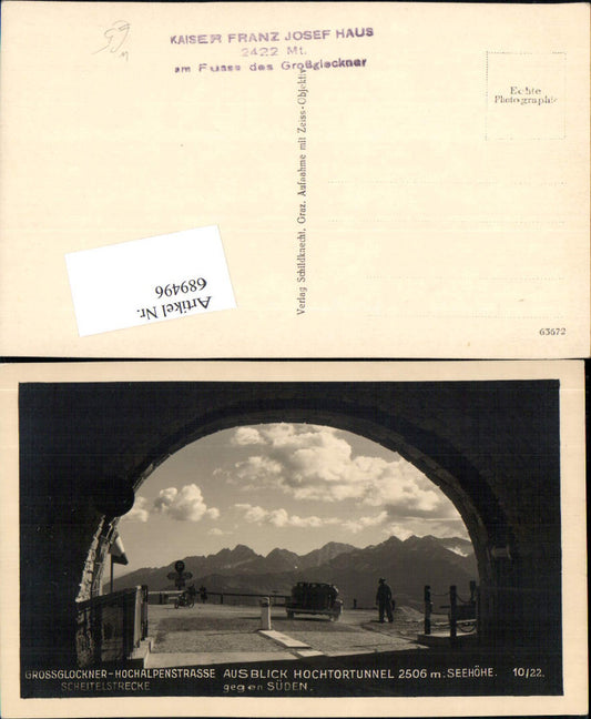 689496 Grossglockner Hochalpenstrasse Heiligenblut Hochtor Tunnel