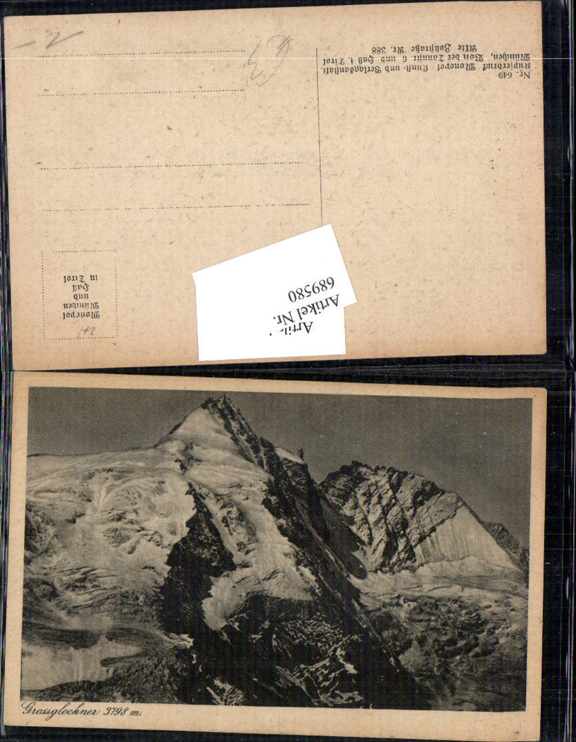 689580 Grossglockner b. Heiligenblut