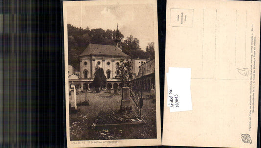 689645 Salzburg Stadt St. Sebastian Friedhof Grab Tod