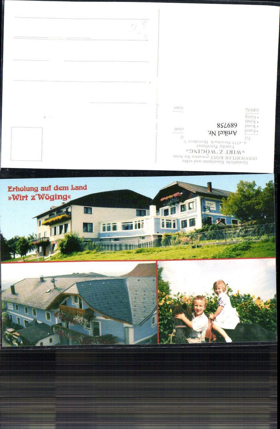 689758 Diersbach bei Passau Herrnberg Gasthaus Z Wöging