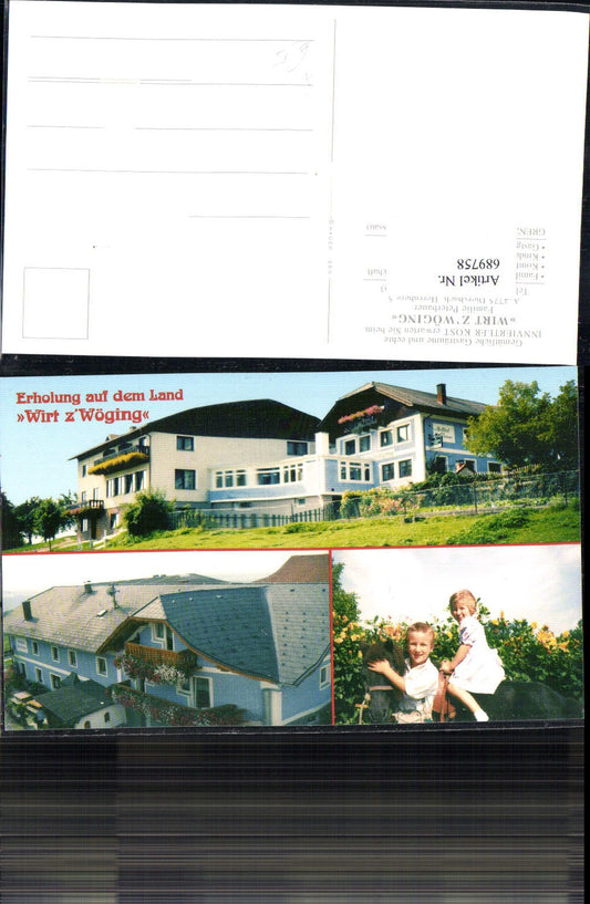 689758 Diersbach bei Passau Herrnberg Gasthaus Z Wöging