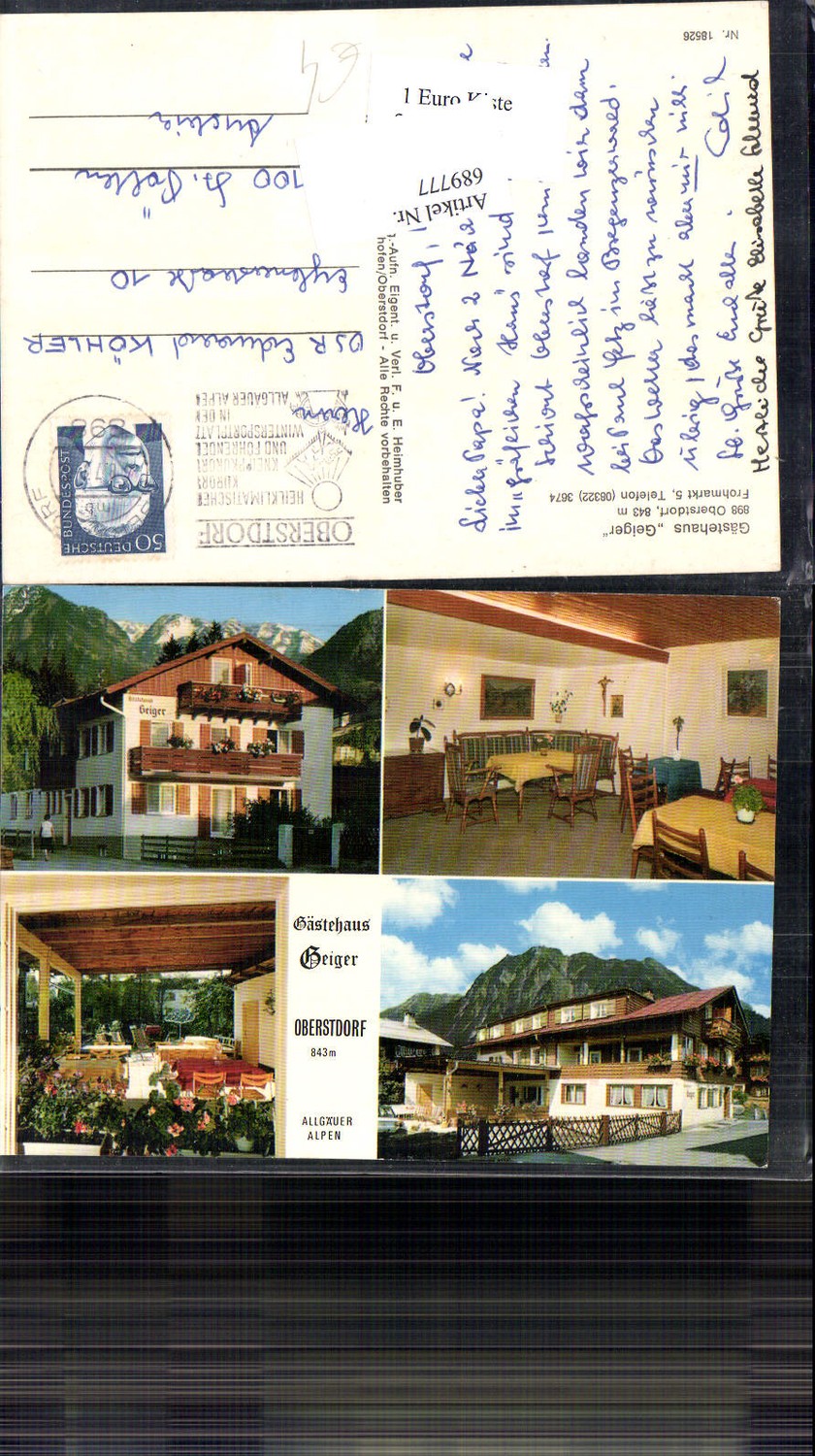689777 Oberstdorf Gästhaus Geiger Allgäu