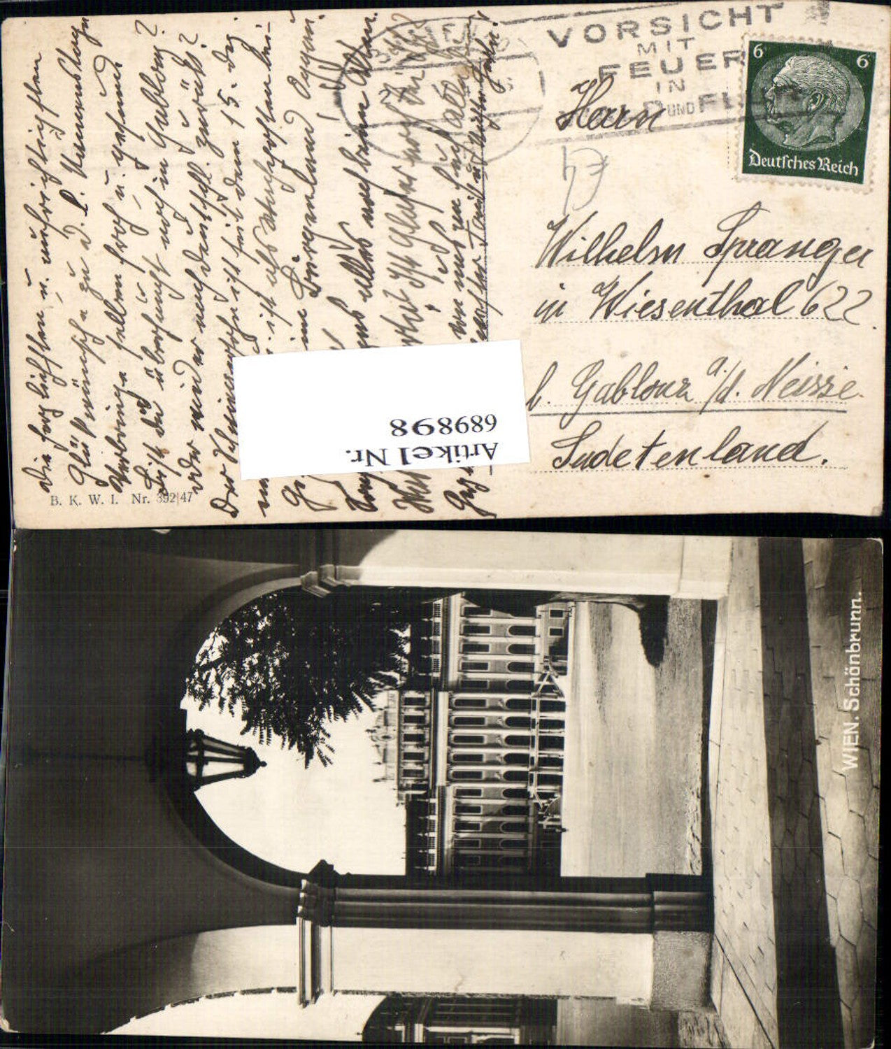 Alte Ansichtskarte – Old Postcard