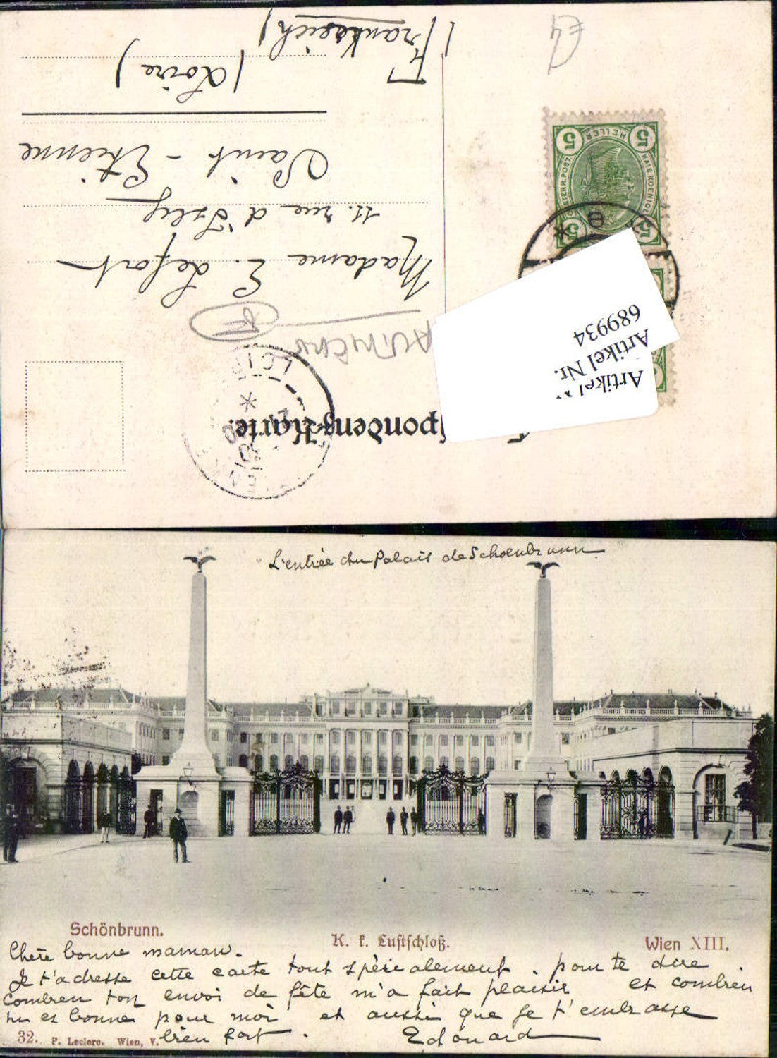 Alte Ansichtskarte – Old Postcard