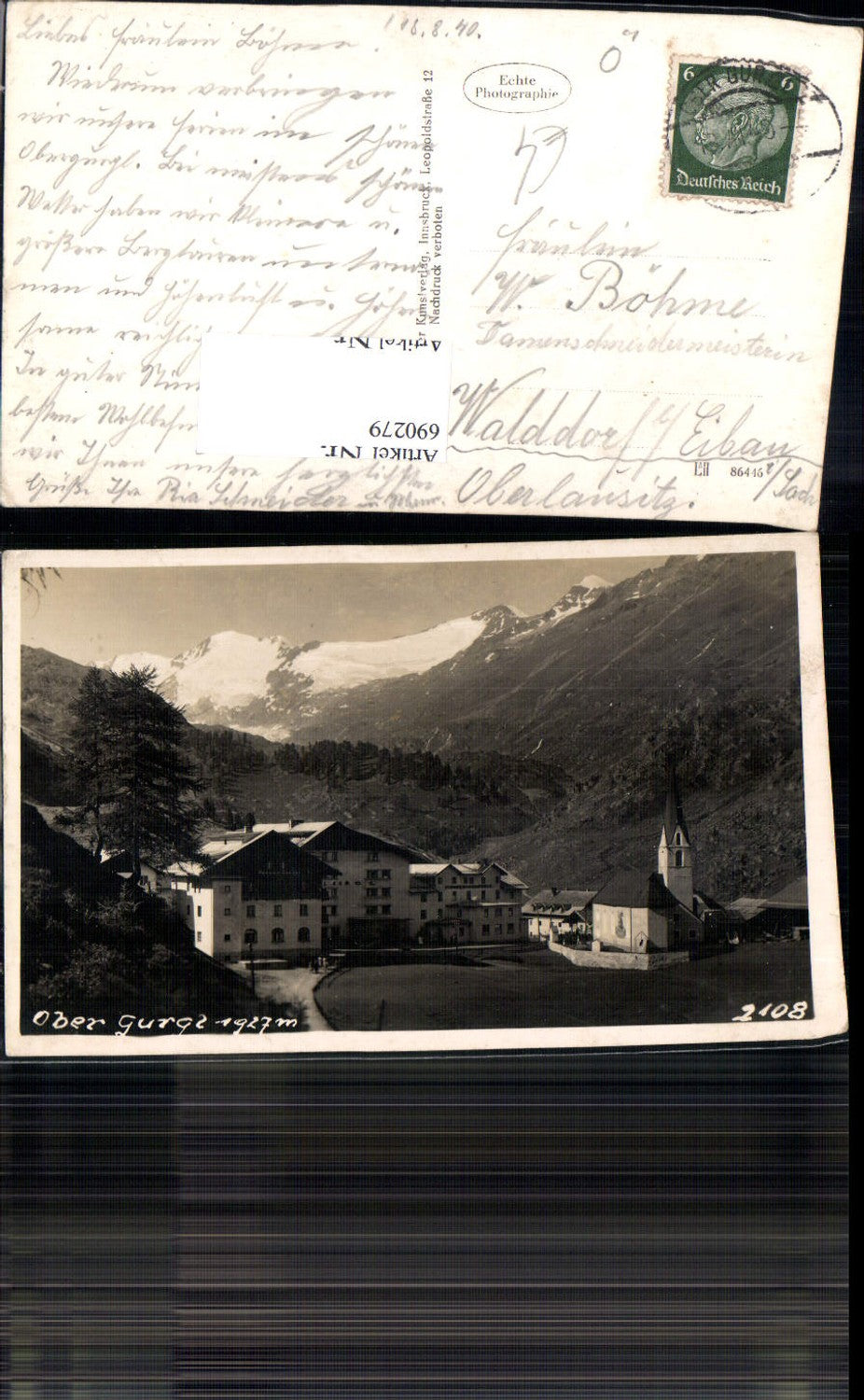 Alte Ansichtskarte – Old Postcard