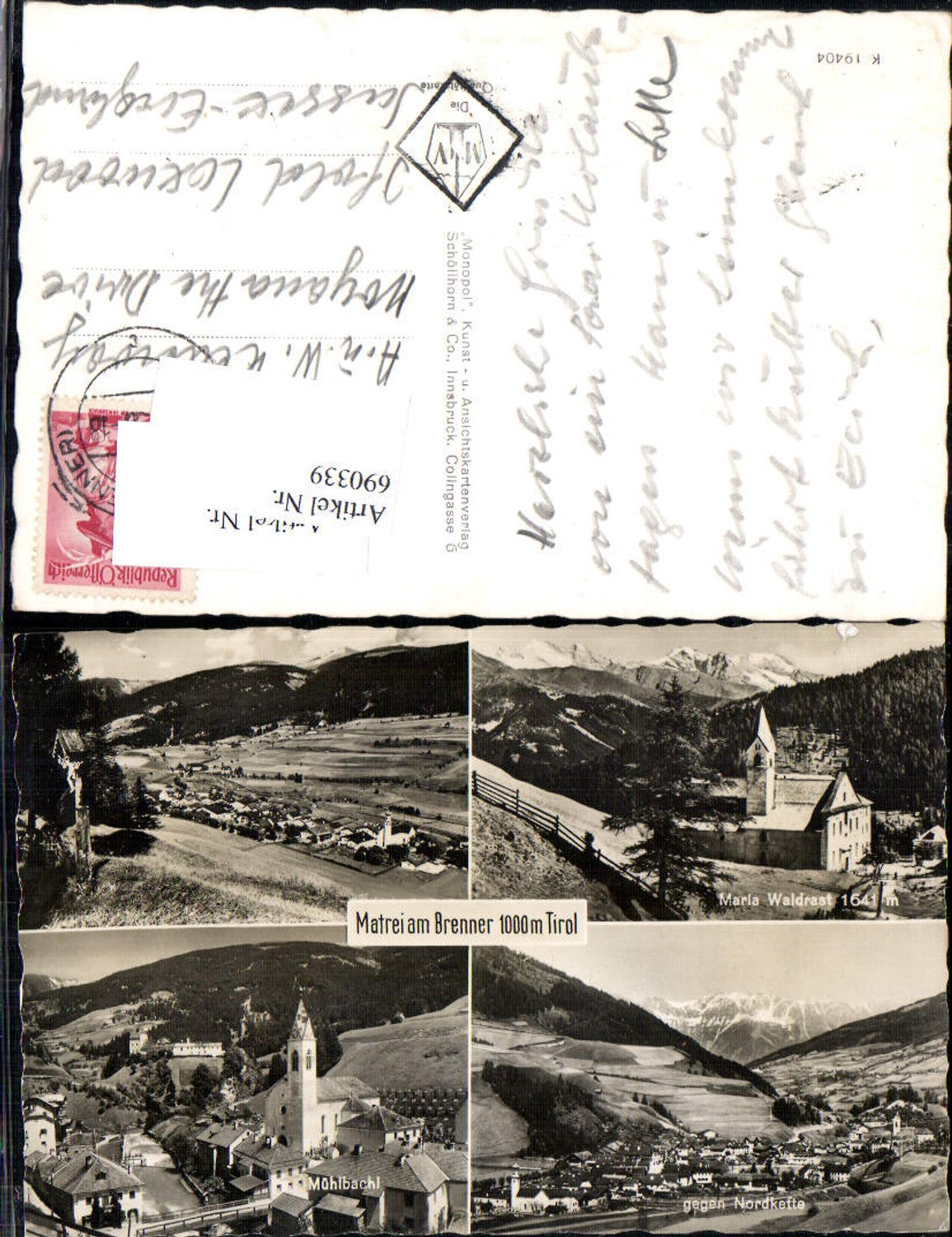 Alte Ansichtskarte – Old Postcard