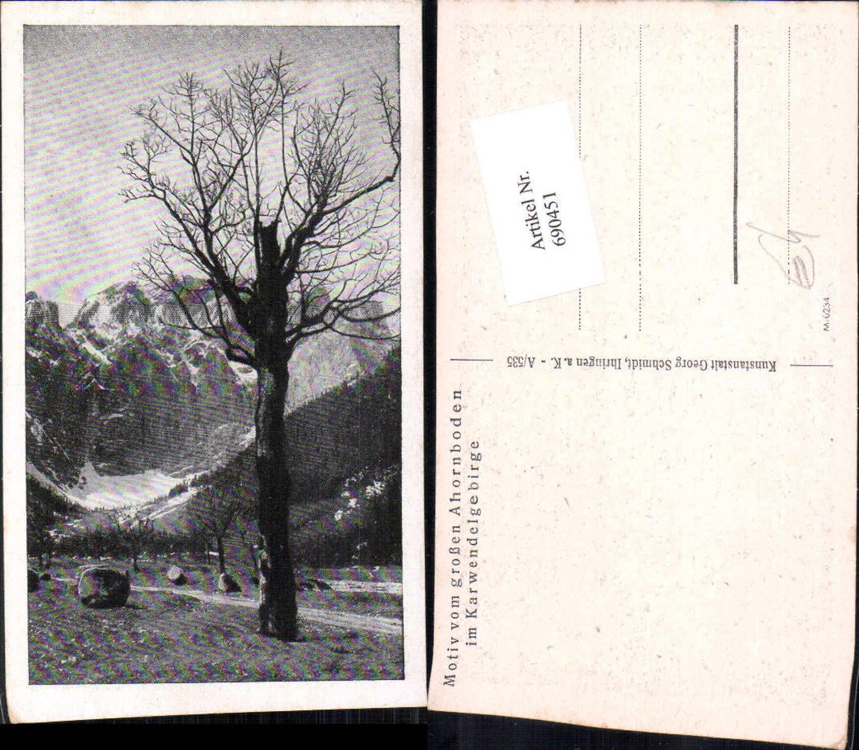 Alte Ansichtskarte – Old Postcard