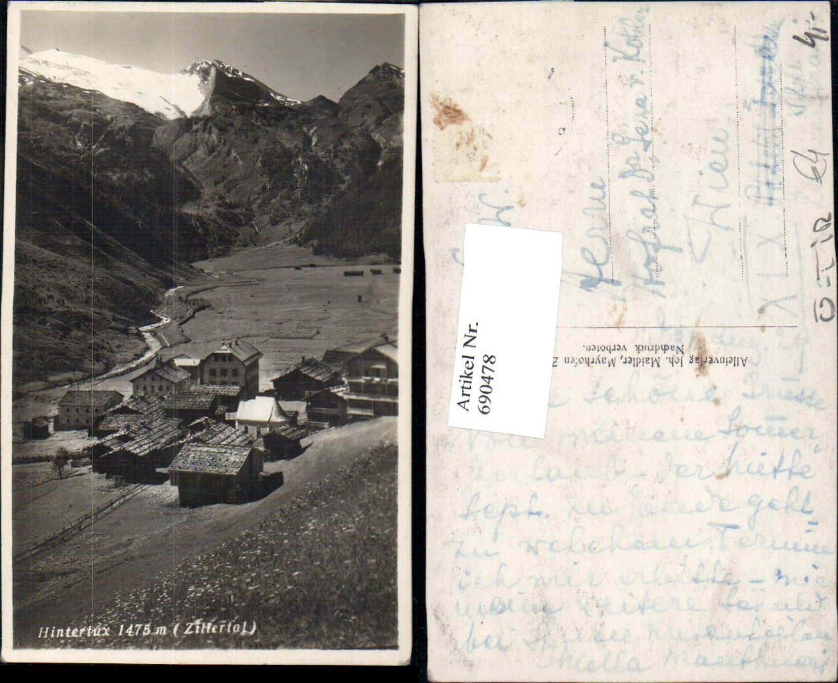 Alte Ansichtskarte – Old Postcard