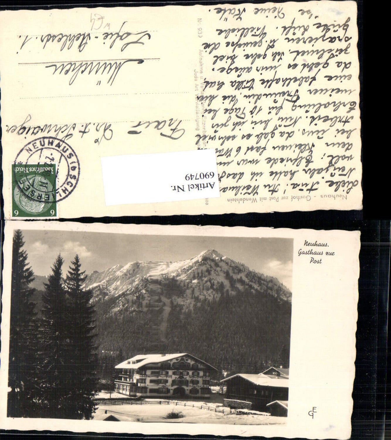 690749 Neuhaus bei Schliersee Gasthaus zur Post