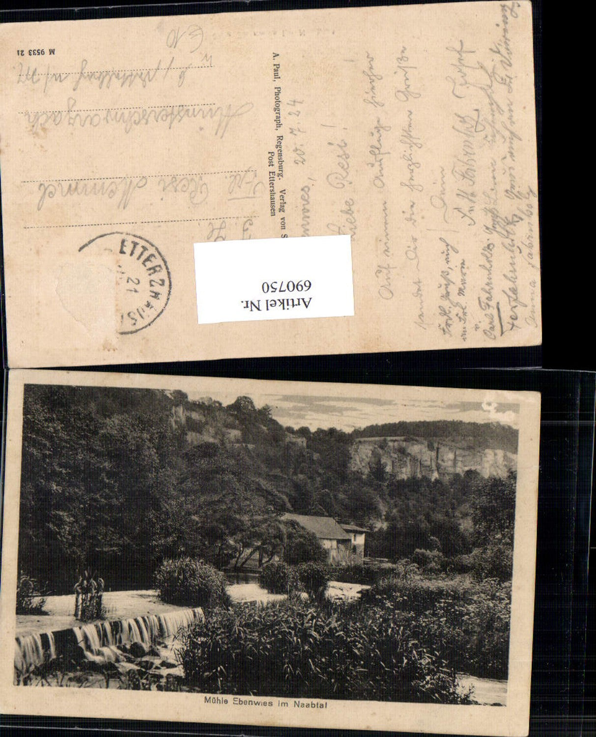 690750 Mühle Ebenwies Naabtal Pielenhofen Pettendorf Etterzhausen Regensburg Nittendorf