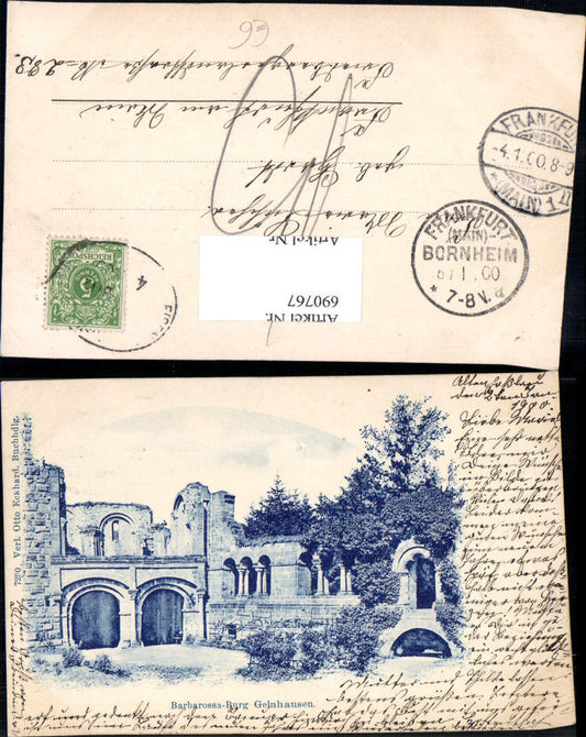 690767 Gelnhausen Barbarossa Burg Main Kinzig Kreis pub Oto Eckhard 7230