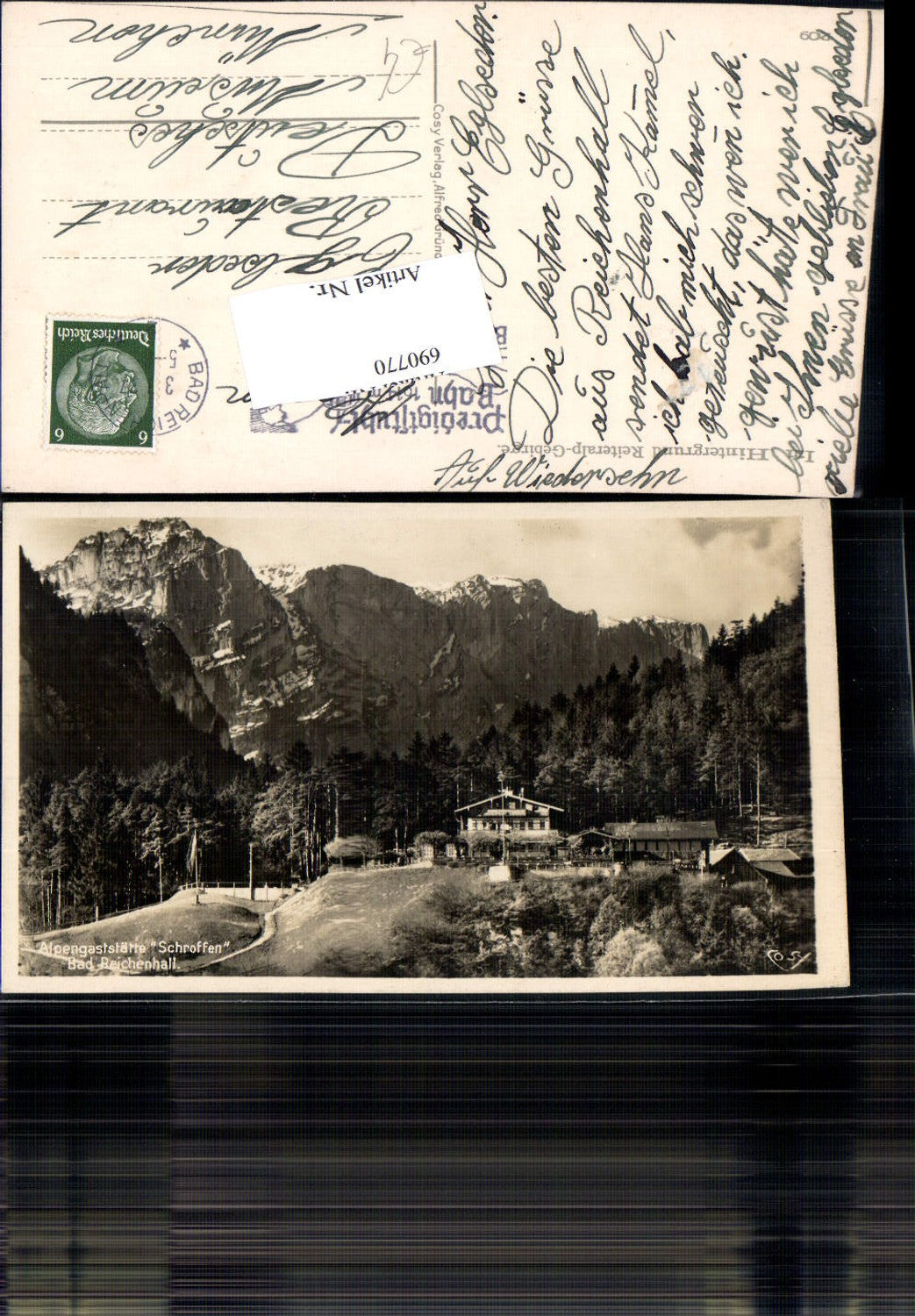 690770 Bad Reichenhall Schroffen Gasthaus Reiteralp Gebirge