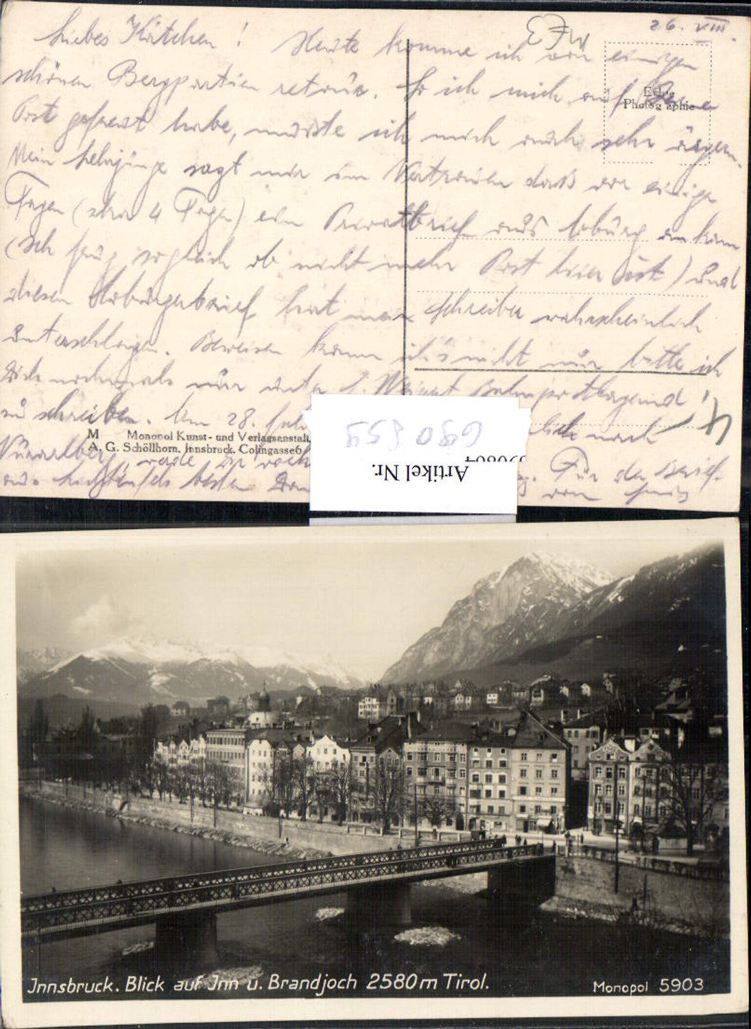 Alte Ansichtskarte – Old Postcard
