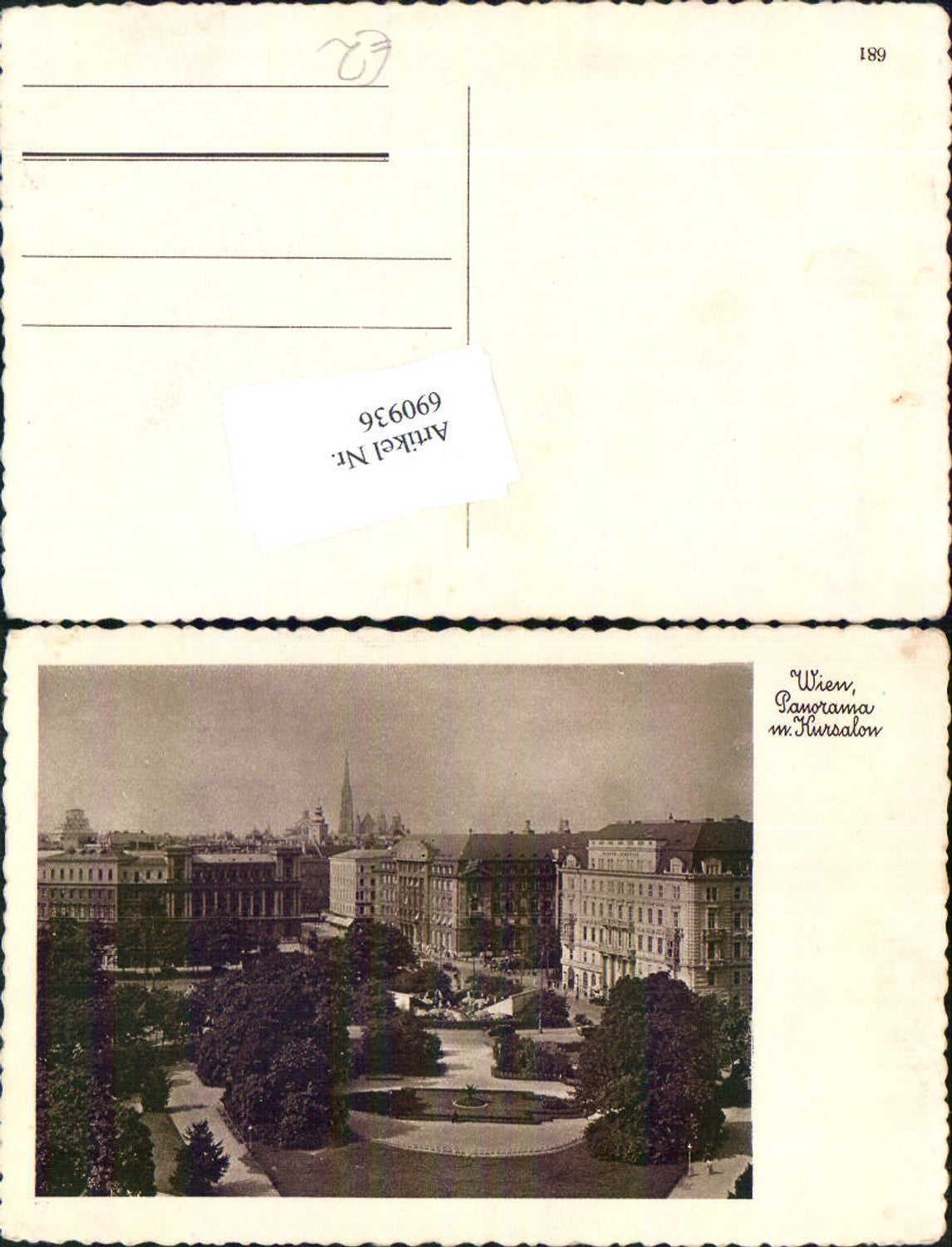 Alte Ansichtskarte – Old Postcard