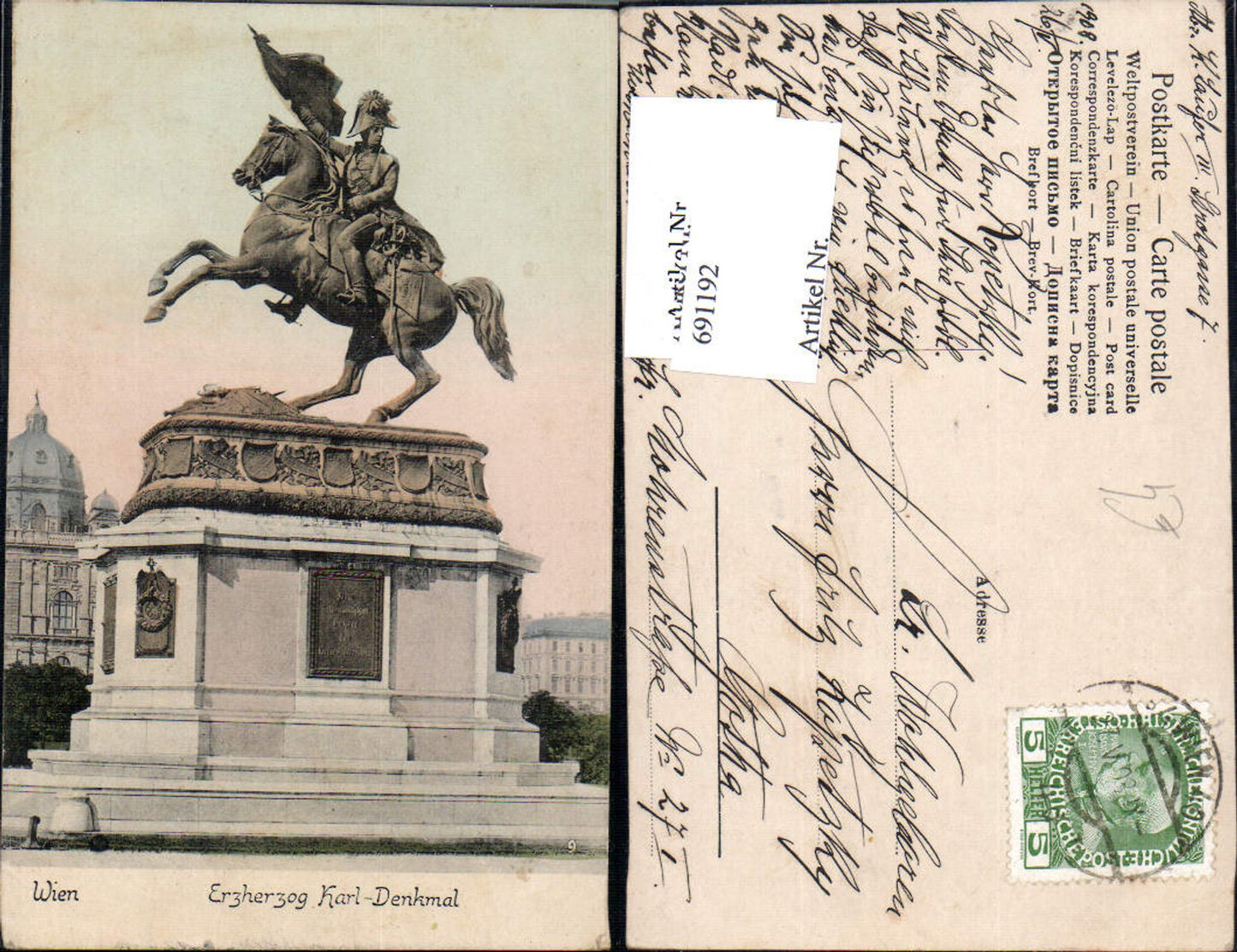 Alte Ansichtskarte – Old Postcard