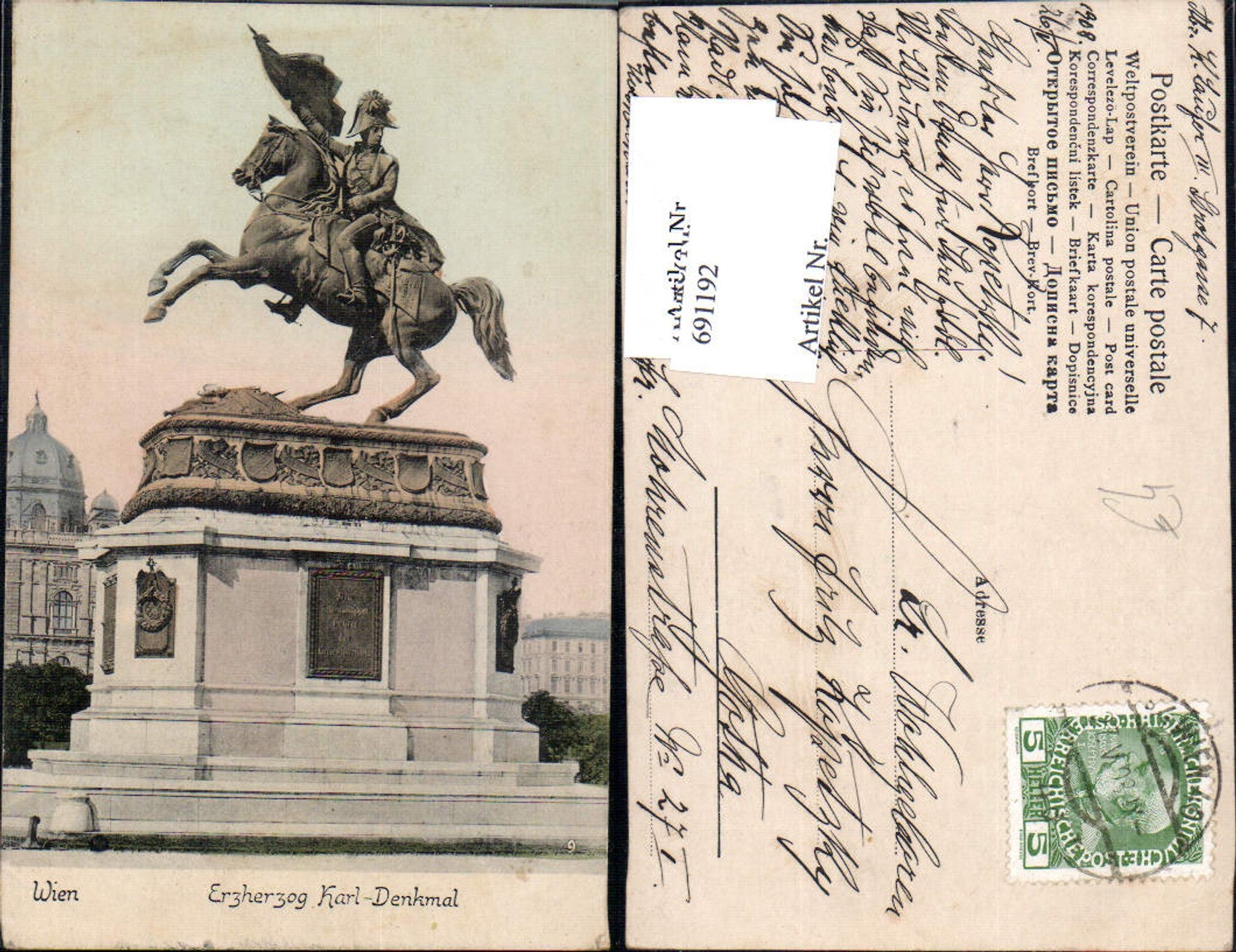 Alte Ansichtskarte – Old Postcard