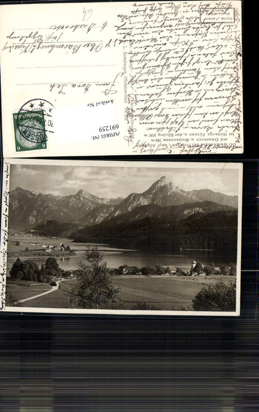 691259 Pfronten  Allgäu Weissensee Oberkirch Füssen