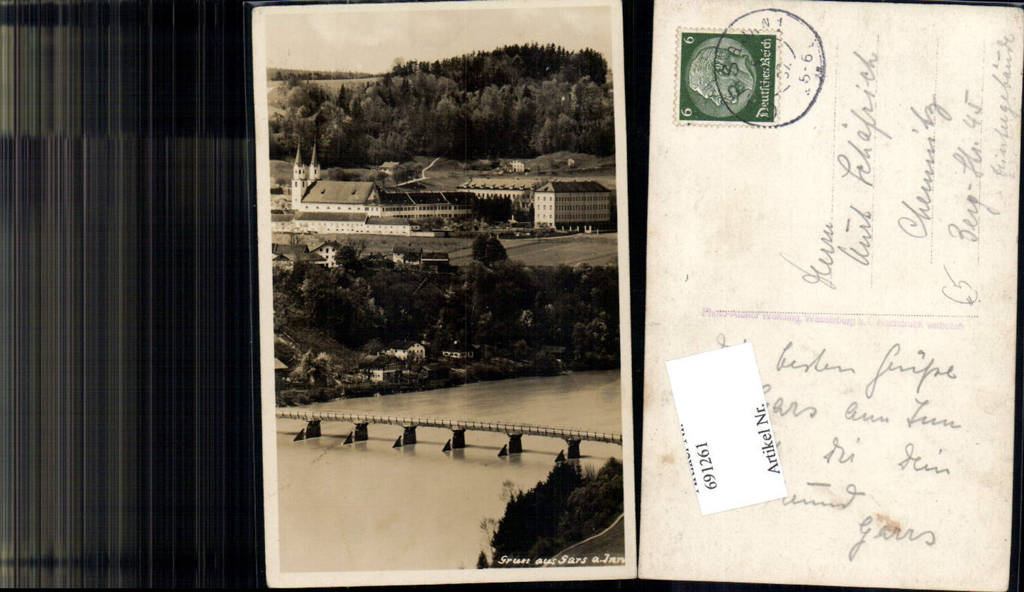 691261 Gruss aus Gars am Inn Mühldorf am Inn Brücke